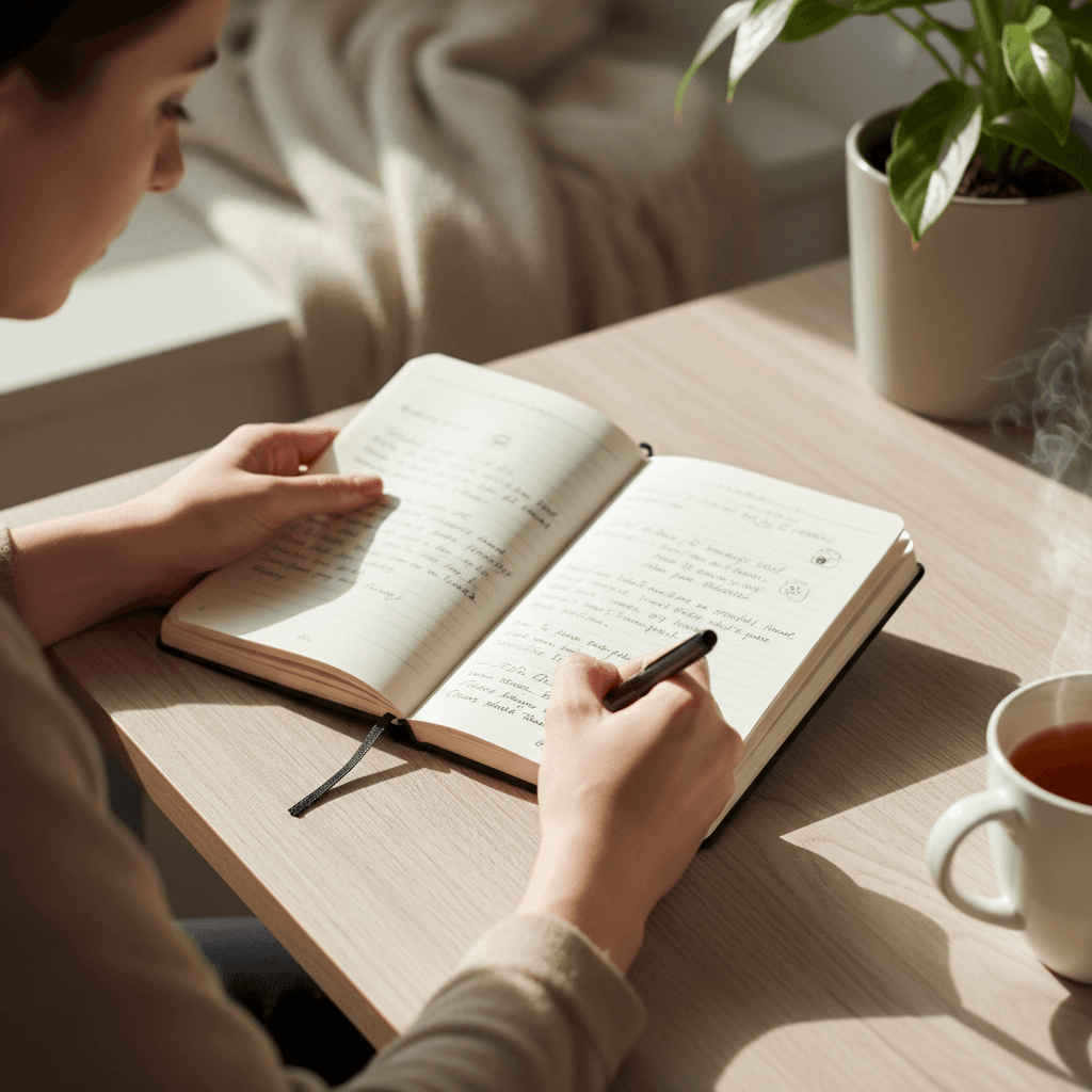 Personal journaling for self-reflection