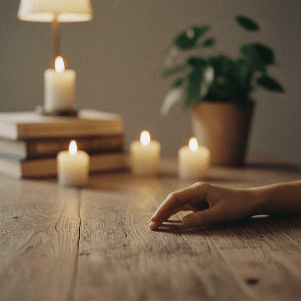 Hands connecting during an intimate moment